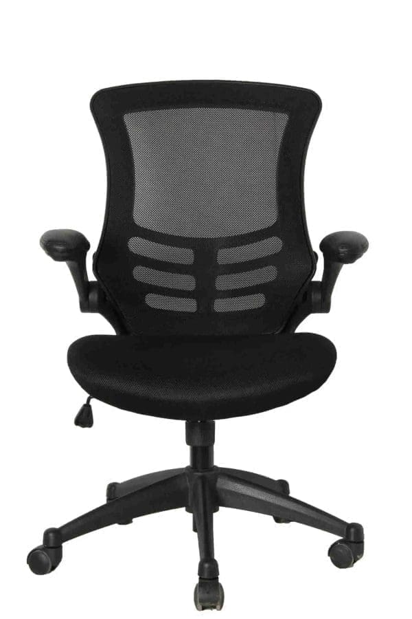 Black mesh office chair