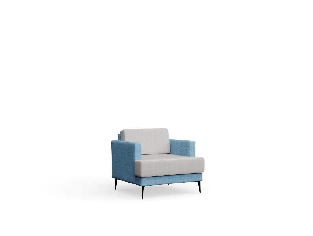 Grayson1seat Seat bench - Silvermans Office Furniture