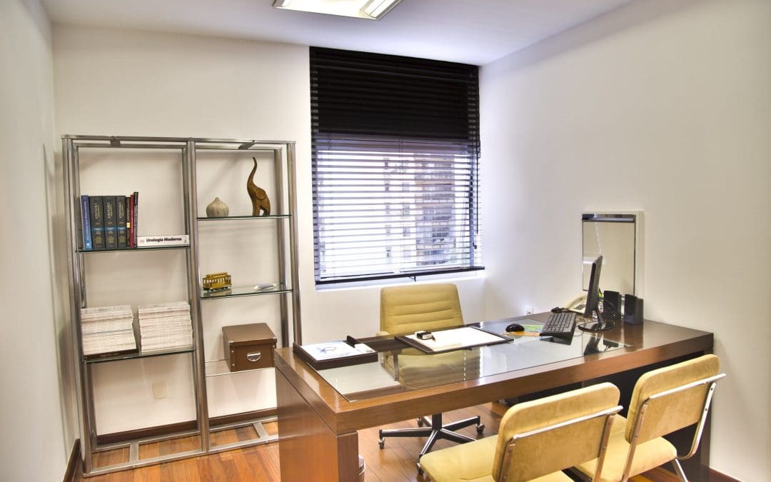Modern office furniture setup featuring ergonomic chairs and desks designed to enhance work productivity and comfort.