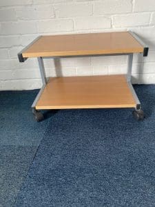 Printer Table Beech - Silvermans Office Furniture