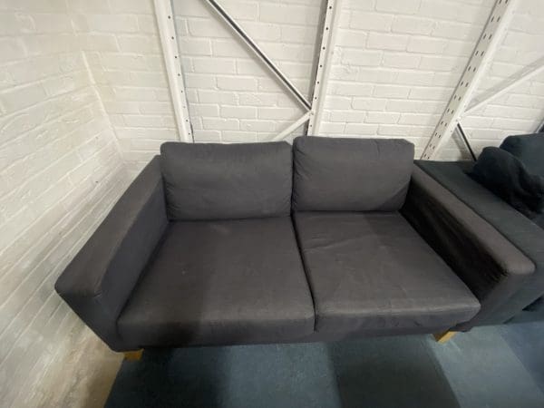Dark grey sofa
