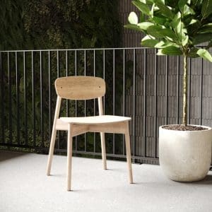 Faye chair near plant