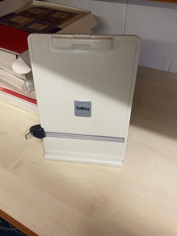 document holder front view