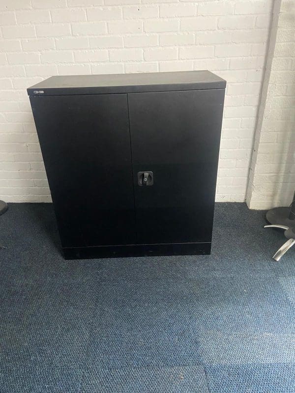 Black cupboard closed