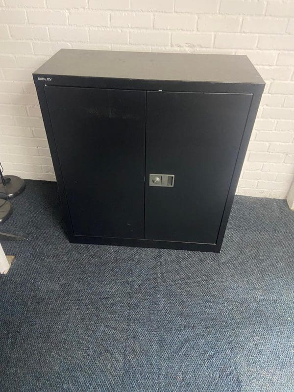 Black cupboard closed