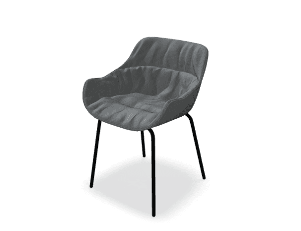 Baltic - Soft Duo Chair 4-legged Base