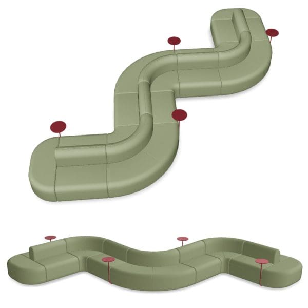 Artiko - Double Sofa Radial Range