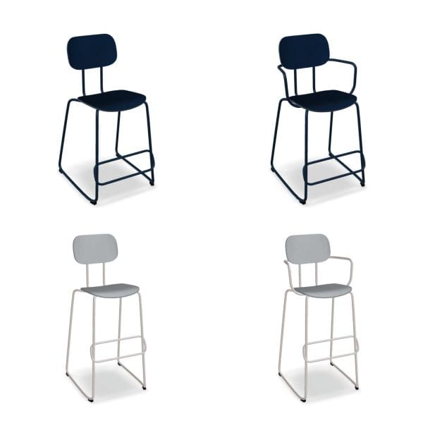 New School - Plywood High Stool