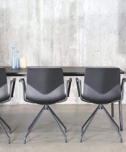 Office chair with desk