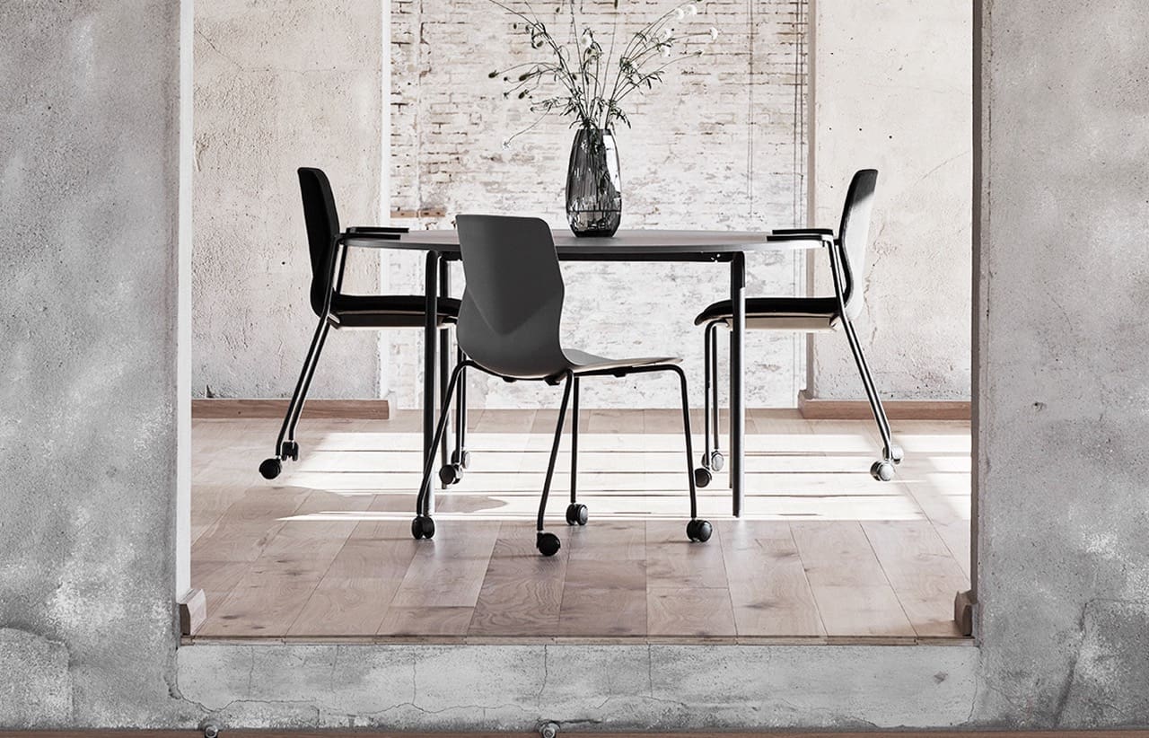 Silverman's office furniture display