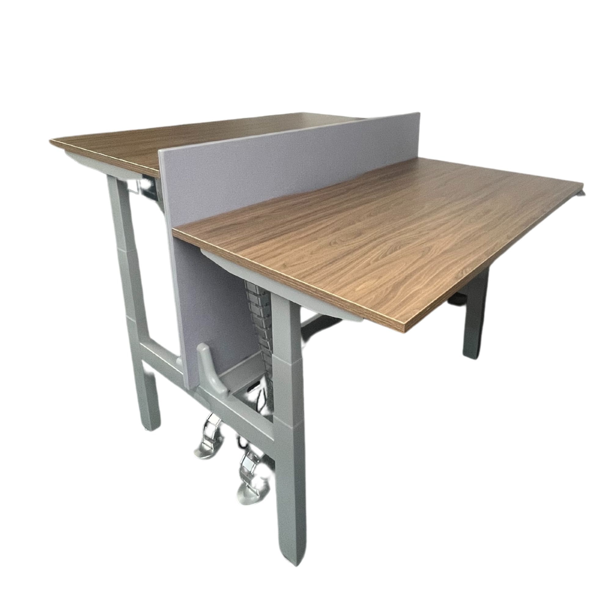 Quad-Motor Sit Stand Bench Desk | Silvermans Office Furniture