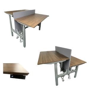 Quad-Motor Sit Stand Bench Desks | Silvermans Office