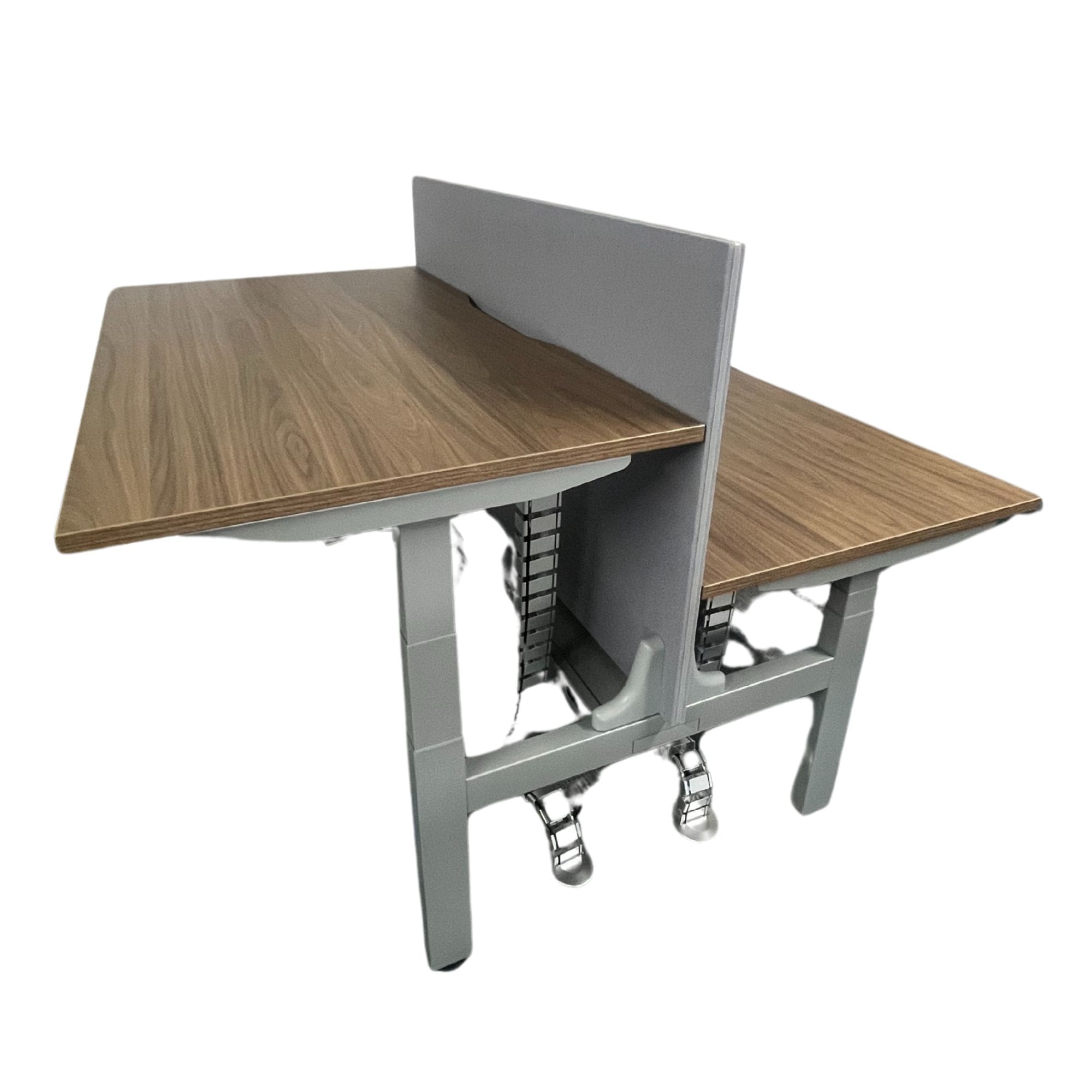 Quad-Motor Sit Stand Bench Desk | Silvermans Office Furniture