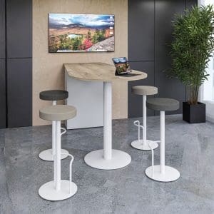 AV Conference Table - Poseur Height